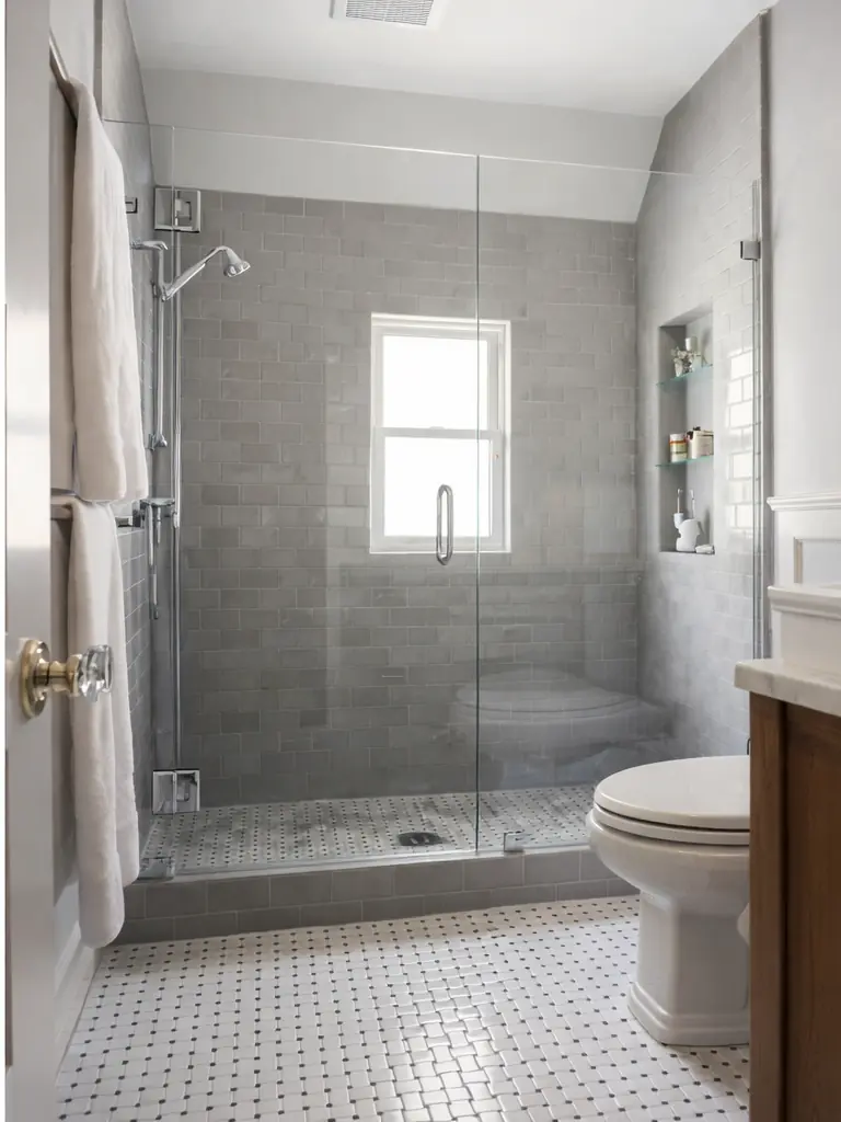 Apres renovation de salle de bain moderne a La Sarre
